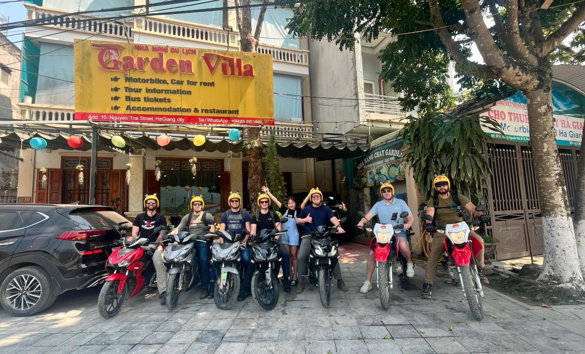 הא גיאנג Garden Villa Homestay And Tour Motorbike&Car For Rent מראה חיצוני תמונה